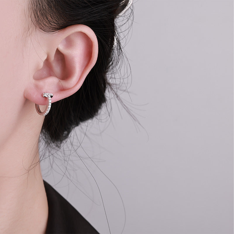 T Letter Earrings