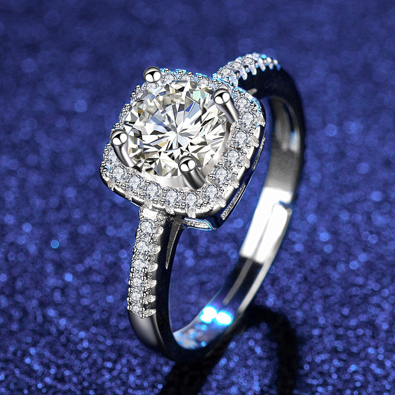 Square Halo Ring
