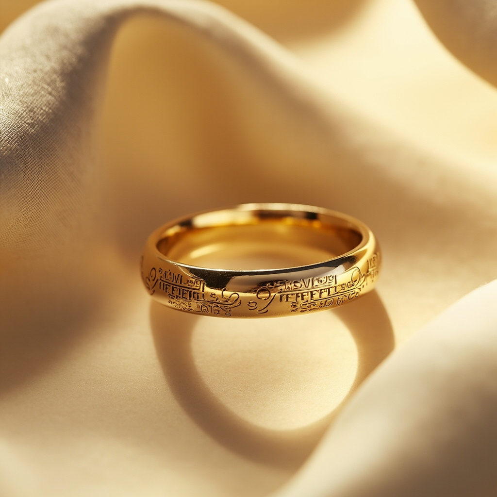 What is an engraving on a ring interior