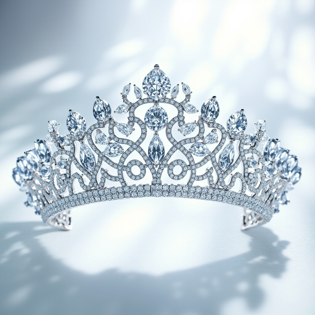 What is a diamond tiara with diamonds