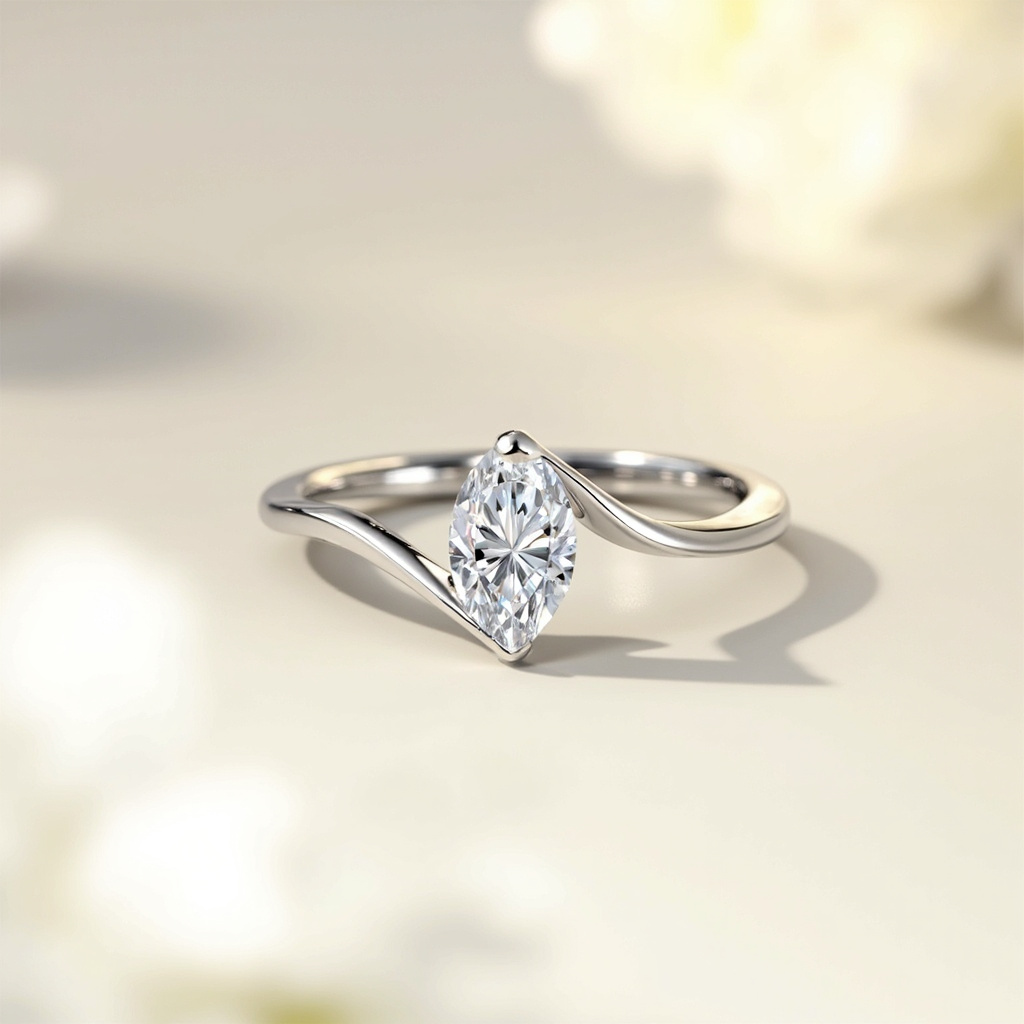 What is the name of the ring with a diamond set in a bypass design