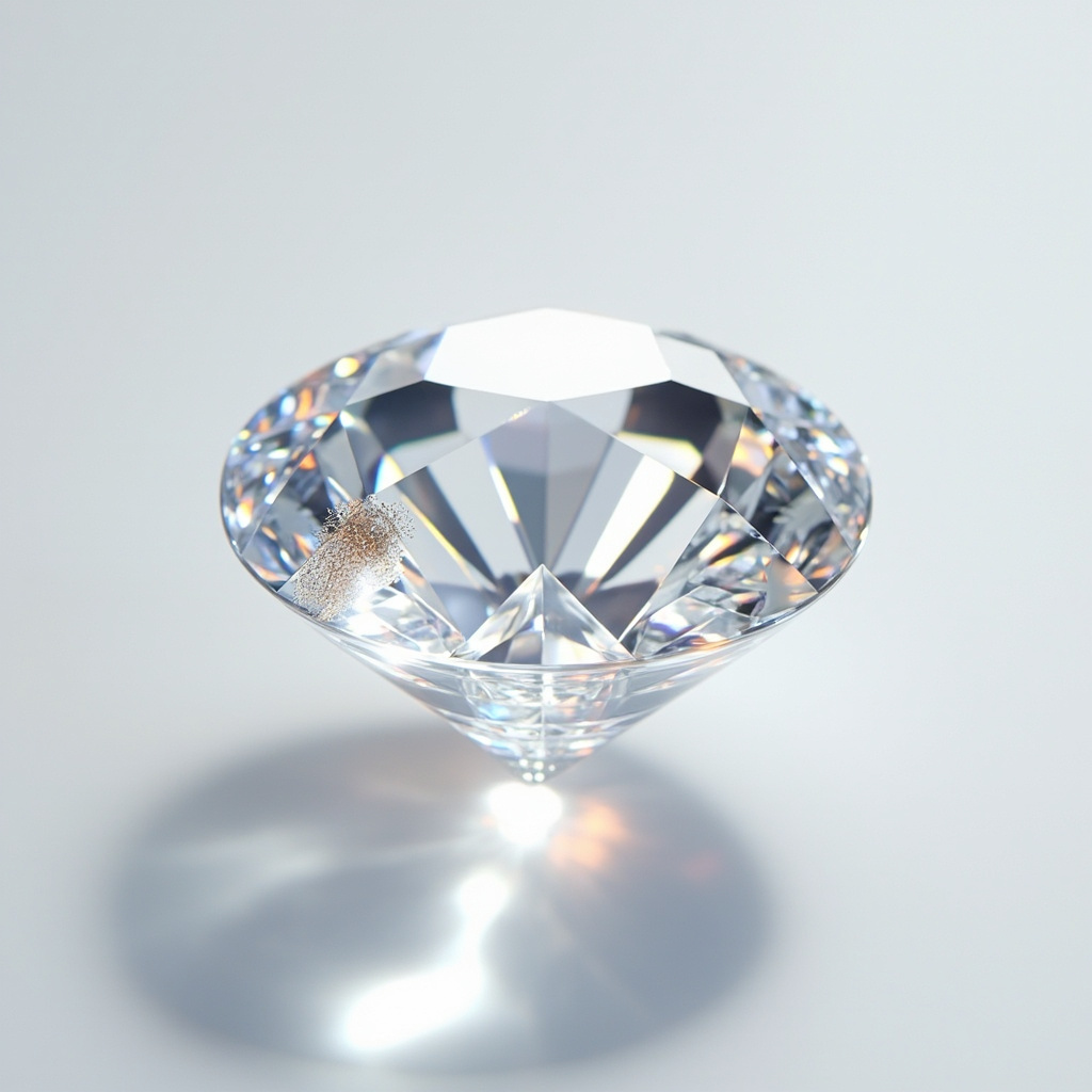 What is a surface blemish in a diamond