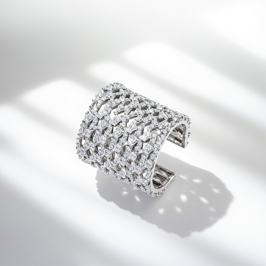 What is a diamond cuff bracelet