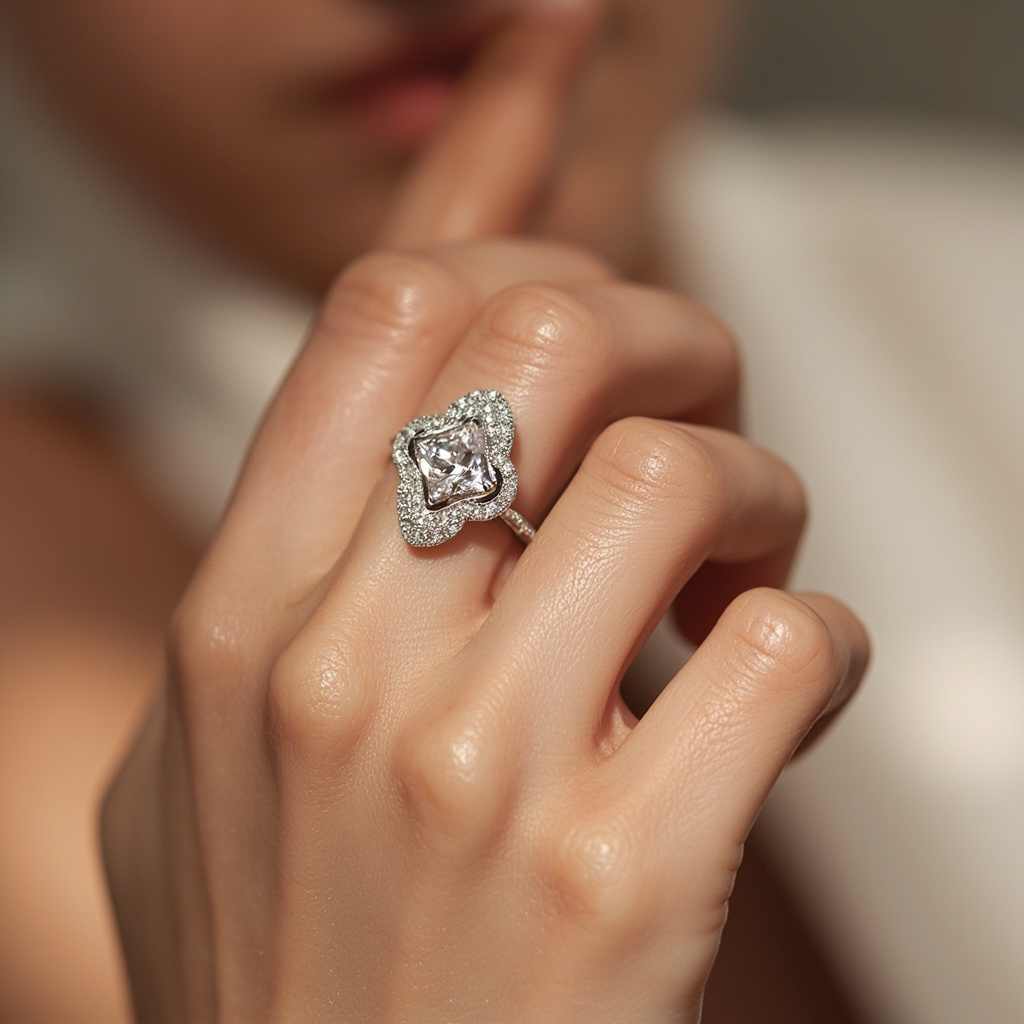 What is a diamond right hand ring