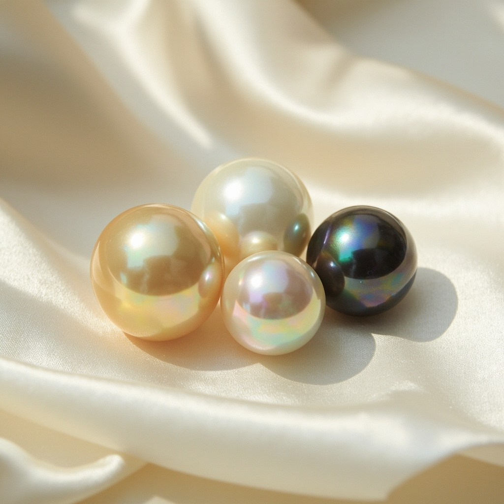 What is the most valuable color of natural pearls?