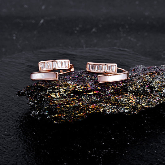 Stacked Geometric Earrings
