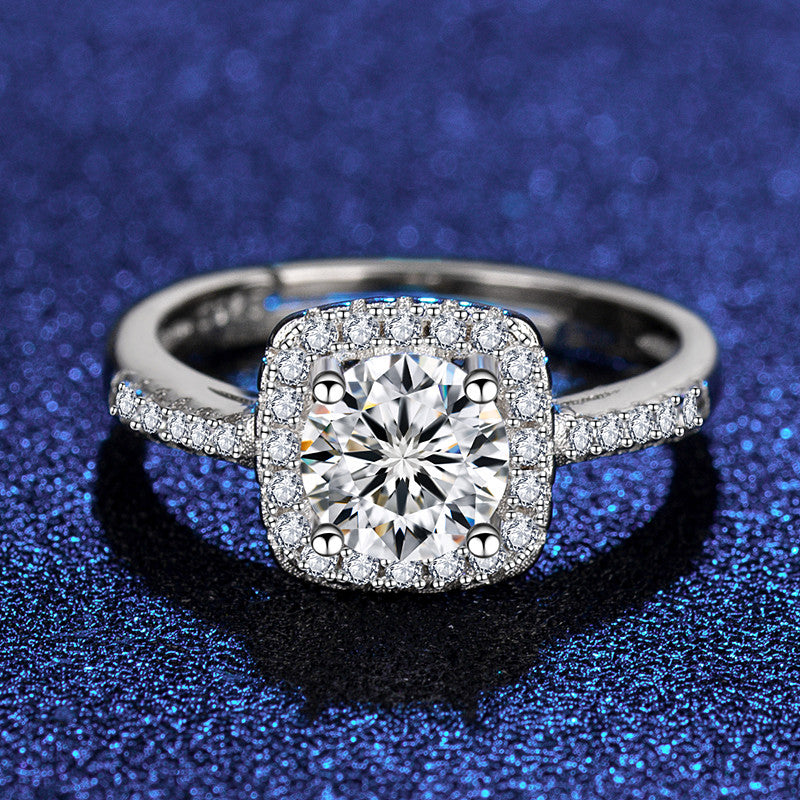 Square Halo Ring