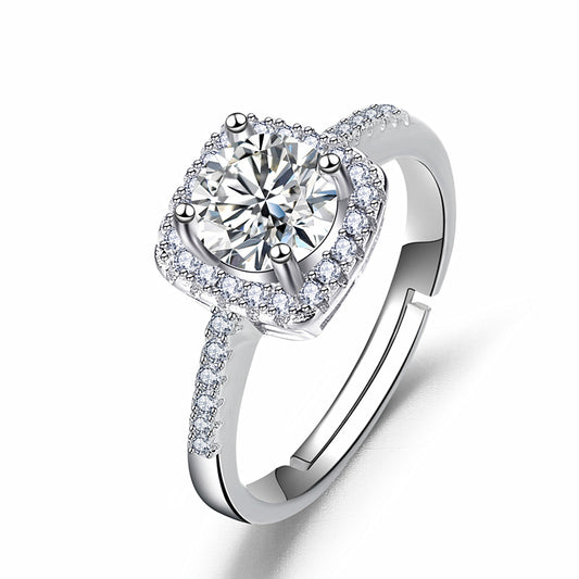 Square Halo Ring